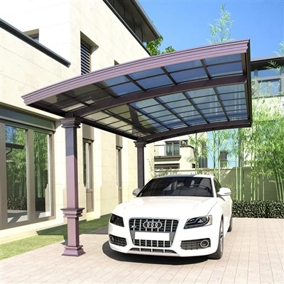 Carport Beratap Polikarbonat tipe L